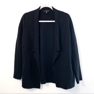 Eileen Fisher Silk Blend Notch Collar Cardigan PS